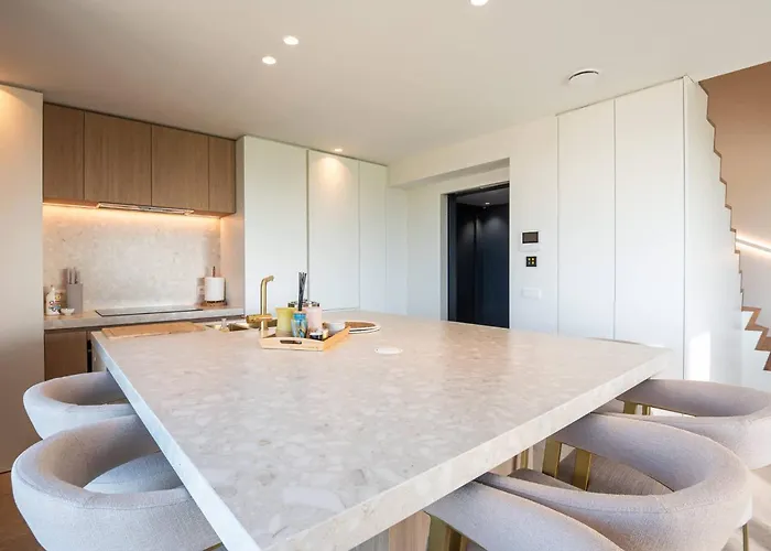 公寓 Deluxe Brand New Duplex For 4 奥斯滕德